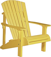 Poly Deluxe Adirondack Chair Yellow