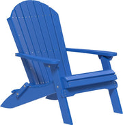 Poly Folding Adirondack Chair Blue