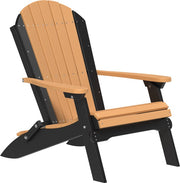 Poly Folding Adirondack Chair Cedar Black