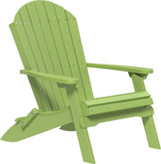 Poly Folding Adirondack Chair Lime Green