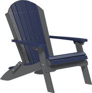Poly Folding Adirondack Chair Patriot Blue Slate