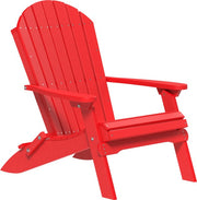 Poly Folding Adirondack Chair Red