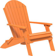Poly Folding Adirondack Chair Tangerine