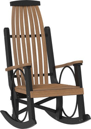 Poly Grandpa s Rocker Antique Mahogany Black