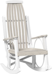 Poly Grandpa s Rocker Birch White