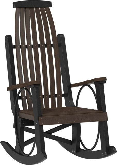 Poly Grandpa s Rocker Brazilian Walnut Black