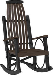 Poly Grandpa s Rocker Brazilian Walnut Black