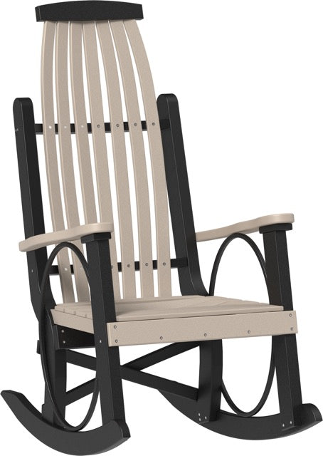 Poly Grandpa s Rocker Weatherwood Black