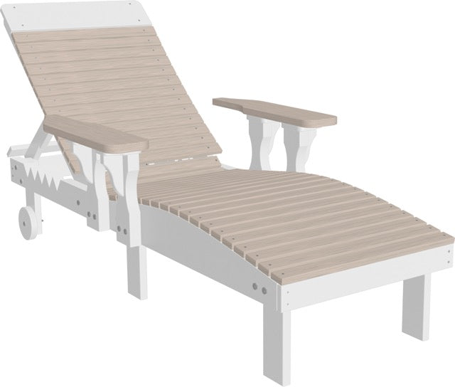 Poly Lounge Chair Birch White