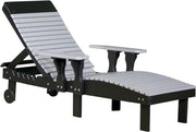 Poly Lounge Chair Dove Gray Black
