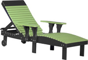 Poly Lounge Chair Lime Green Black