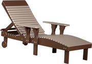 Poly Lounge Chair Weatherwood Chestnut Brown