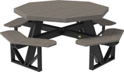 Poly Octagon Picnic Table Coastal Gray