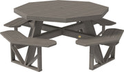 Poly Octagon Picnic Table Coastal