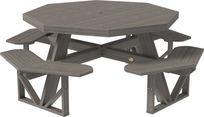 Poly Octagon Picnic Table Coastal