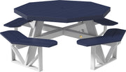 Poly Octagon Picnic Table Patriot Blue