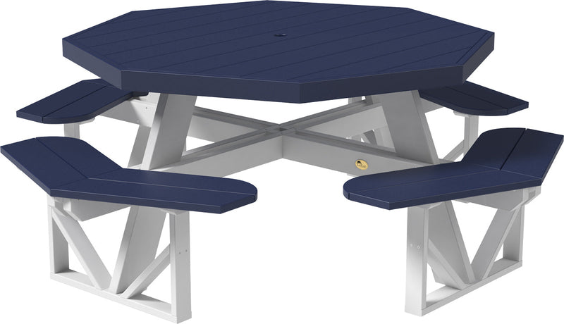 Poly Octagon Picnic Table Patriot Blue
