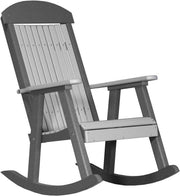Poly Porch Rocker Dove Gray Slate