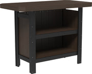 Poly Serving Bar Brazilian Walnut