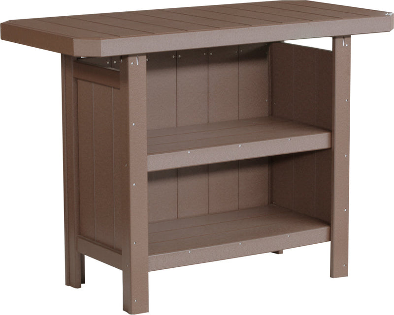 Poly Serving Bar Chestnut