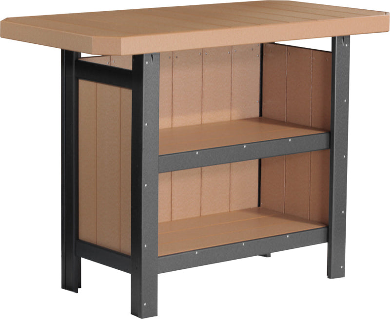 Poly Serving Bar Cedar