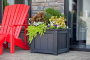 Poly 24 Square Planter Black 1