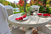 Poly 4 Round Table Set Birch White 1
