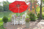 Poly 4 Round Table Set Birch White