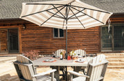 Poly 4 x 6 Rectangular Table Set Dove
