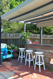 Poly Bar Stools White