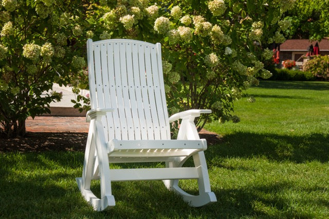 Poly Comfort Rocker White