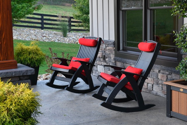 Poly Comfort Rockers Black