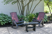Poly Comfort Rockers Cherrywood Black
