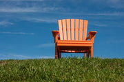Poly Deluxe Adirondack Chair Tangerine