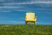 Poly Deluxe Adirondack Chair Yellow