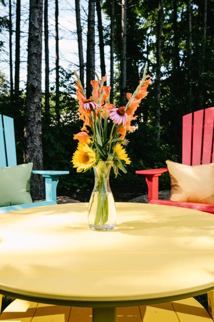 Poly Deluxe Conversation Table Yellow