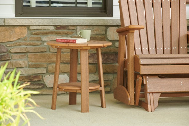 Poly Deluxe End Table Antique Mahogany 4