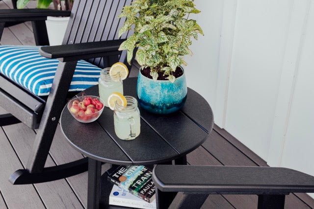Poly Deluxe End Table Black
