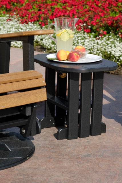 Poly End Table Black