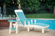 Poly Lounge Chair Aruba Blue White