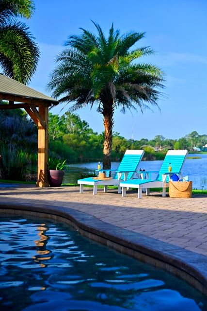 Poly Lounge Chairs Aruba Blue White 3