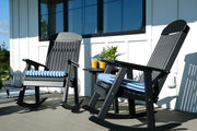 Poly Porch Rockers Black 1