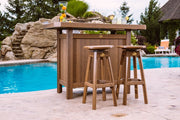 Poly Serving Bar Antique Mahogany 1