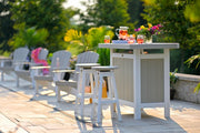 Poly Serving Bar Birch White 2