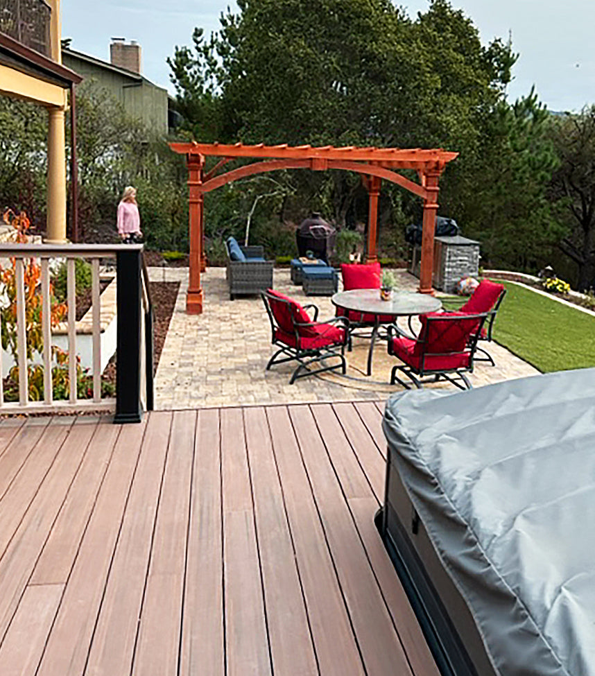 Best Redwood Pacific Redwood Double Beam Premium Pergola – Create the Perfect Outdoor Retreat
