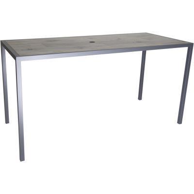 Quadra Tables 33"x75" Quadra Counter Table w/ Umbrella Hole