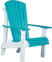 Royal Adirondack Chair Aruba Blue White