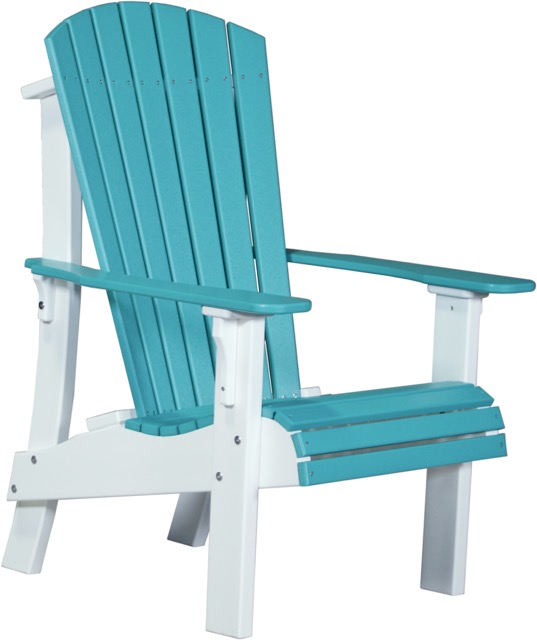 Royal Adirondack Chair Aruba Blue White