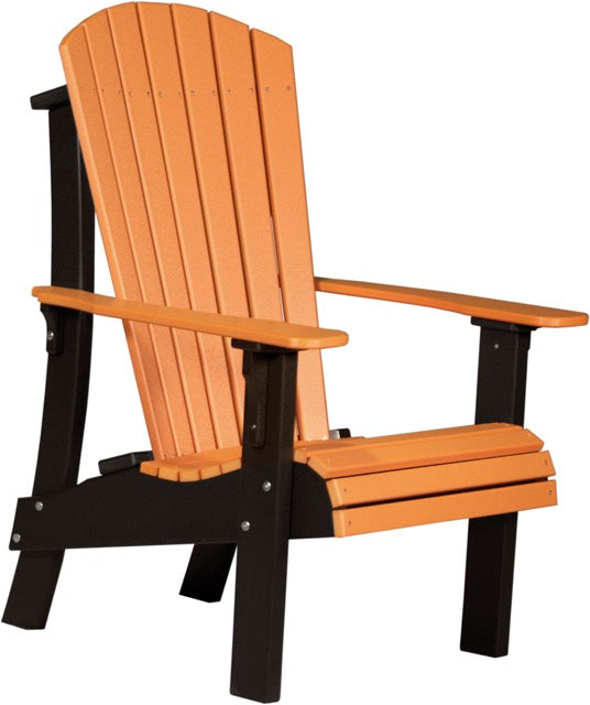 Royal Adirondack Chair Tangerine Black