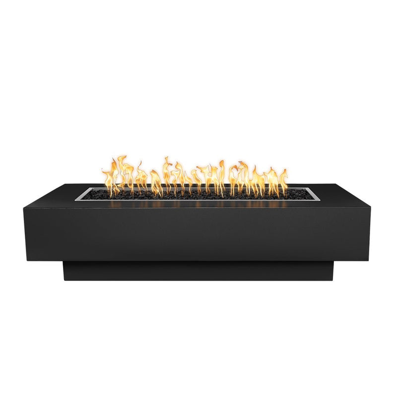 The Outdoor Plus Coronado 108" Powder-Coated Metal Rectangular Fire Pit